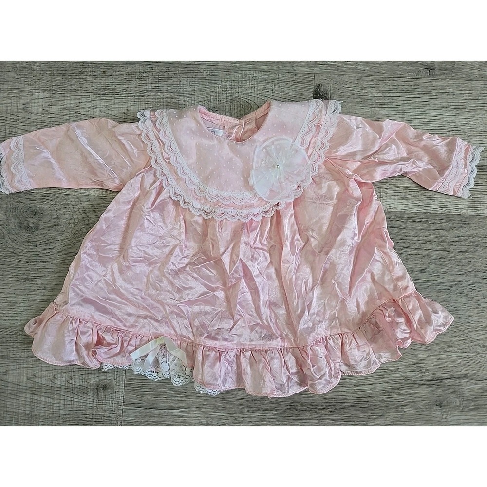 Vintage Gunne Sax by Jessica McClintock Victorian Lace Collar Easter Dress 18M
